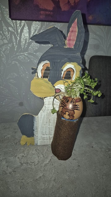 Egg cress head competition entry