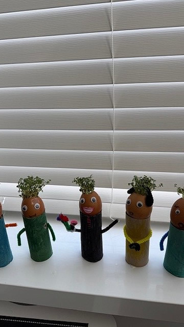 Egg cress head competition entry