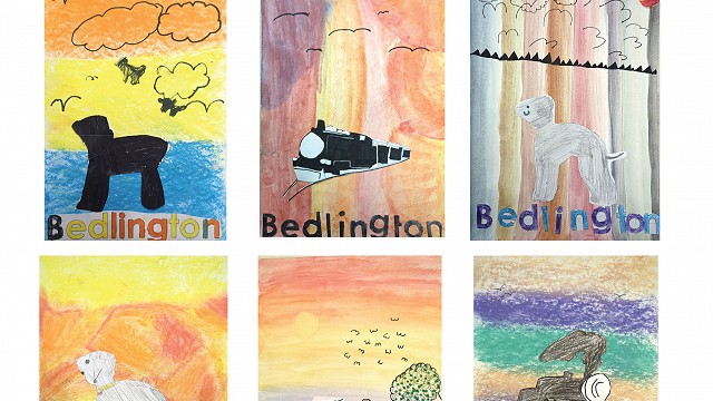 Pupils bus-shelter artwork, March 2026